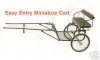 Miniature Horse Easy Entry Driving Cart  