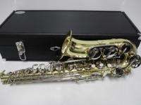    LN Gold Lacquered E Flat Alto Saxophone w/ Nickel Plated Keys & Case
