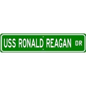  USS RONALD REAGAN CVN 76 Street Sign   Navy: Sports 