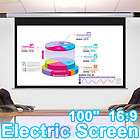 100 169 Electric Projector Projection Screen RC Motorized Home 