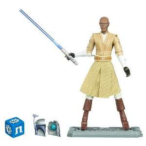   Clone Wars Animated Action Figure CW No. 20 Mace Windu Toys & Games