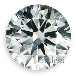 carat F/VS2 Round Natural Diamond 4 prong 14K White Gold Engagement 