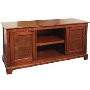   Bay Entertainment Console for 60 Televisions   Soft Mahogany Finish
