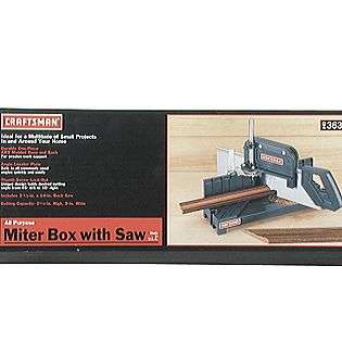 Miter Box  Craftsman Tools Hand Tools Hand Saws & Blades 