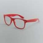 Bliss Red Clear Lens Wayfarer Sunglasses