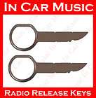 Audi Mercedes VW Ford Stereo Radio Release Removal Keys