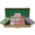 Trademark Poker 500 11.5G Holdem Poker Chip Set w/Genuine Oak Case