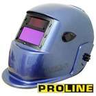   ProLine XF Carbon Fiber Solar Auto Darkening Welding Helmet   Blue