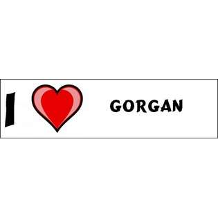 Love Gorgan Bumper Sticker (3x12)  SHOPZEUS Computers & Electronics 