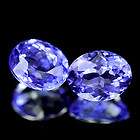 29 Ct. Pair Natural Violet Blue Tanzanite Gemstones O