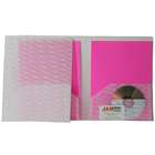 JAM Paper Clear Wave Design 9x12 Plastic Two Pocket Folders   Sold 