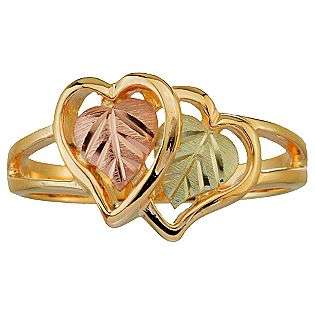   Interlocking Heart Ring  Black Hills Gold Jewelry Gold Jewelry Rings