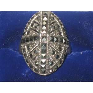  Oval Shaped Costume Jewelry Ring 