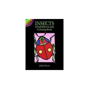  Dover Stained Glass Coloring Book Insects: Arts, Crafts 