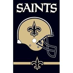  New Orleans Saints 2 Sided XL Premium Banner Flag: Sports 