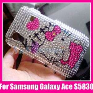 Hello Kitty Bling Case Cover Samsung Galaxy Ace S5830  