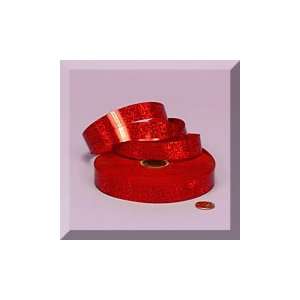  1ea   3/4 Red Holographic Flat Ribbon: Health & Personal 