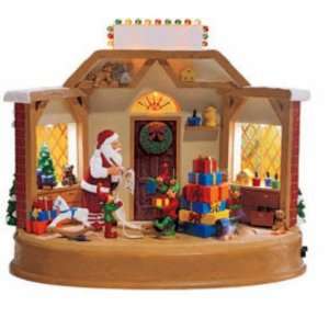  Rotating Musical Santa Workshop Case Pack 2   541061 