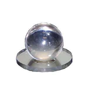    Clear Acrylic Small Ball Stick On Mirror Knob