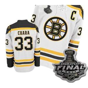  Cup Boston Bruins #33 Zdeno Chara White Authentic Kid Jerseys Jersey 