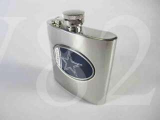 NFL Dallas COWBOYS 6oz Stainless Steel Hip Flask  