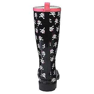   Rain Boot Avril Waterproof   Skulls  Pink Cookie Shoes Womens Boots