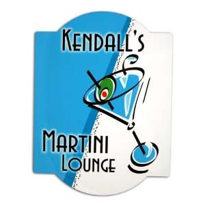  Wedding Favors Blue Martini Bar Sign: Health & Personal 