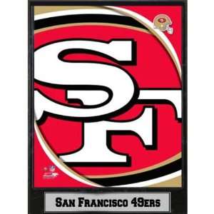  2011 San Francisco 49ers 9x12 Logo Plaque Case Pack 14 
