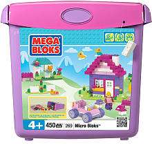 Mega Bloks Micro Bloks Scoopn Build   Pink   MEGA Brands   Toys R 