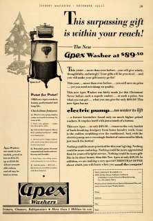1931 Vintage Ad Apex Washer Wringer Machine Laundry   ORIGINAL 