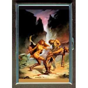 BORIS VALLEJO RED SONJA SEXY ID Holder, Cigarette Case or Wallet: MADE 