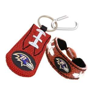    Baltimore Ravens Bracelet & Keychain Set