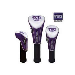   Horned Frogs Nylon Golf Club Headcover (Set of 3)