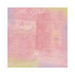  Baby Girl Paper12x12 Collage (25 Pack)