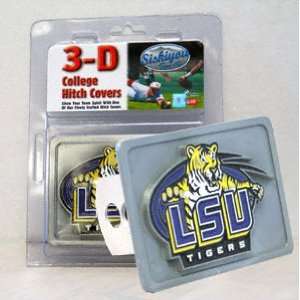 LSU Tigers Logo Only Trailer Hitch Cover:  Sports 