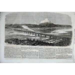  1862 Wrought Iron Lattice Railway Bridge Ebro Spain