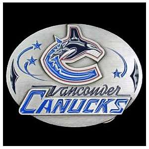  Vancouver Canucks Enameled Belt Buckle   NHL Hockey Fan 