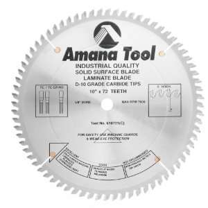   Tool 610721 Solid Surface 10 Inch x 72 Tooth M TCG 5/8 Bore Saw Blade