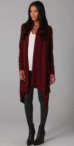 395 NWT Pure DKNY Donna Karan Cozy Wool Cashmere Cardigan Shrug Top S 