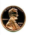 2000 s bright glowing gem proof lincoln penny 