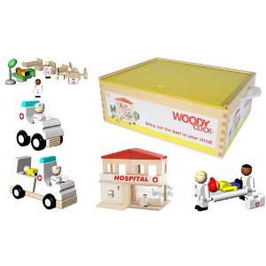    Woody Click Ambulance Building Set (WC1040599) Toys & Games