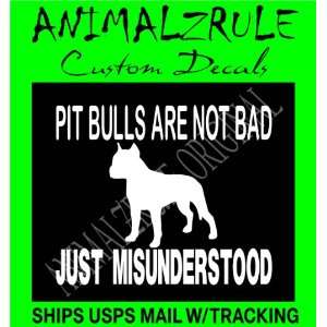  PIT BULL DOG DECAL 