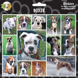  Arf Art Dog Sticker Pack Boxer  Pet Supplies