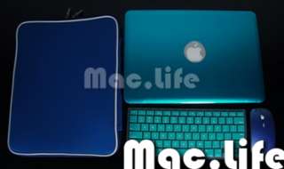 SALE F METALLIC Case For Macbook pro13+Skin+Mouse+bag  