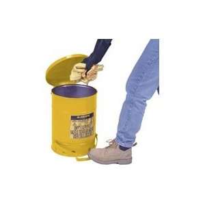  10 Gallon Foot Operated Oil Waste Can: Home & Kitchen