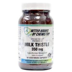 Better Bodies By Chemistry Milk Thistle, Vegetarian Capsules, 350 Mg 