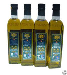 Four Martinis Greek Extra Virgin Olive Oil 500ml Greece  
