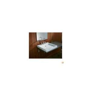   Wading Pool Wet Surface Bathroom Sink, White Carra: Home Improvement