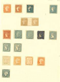 MAURITIUS FORGERY COLLECTION 42 STAMPS MOUNTED   