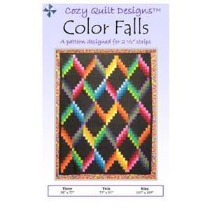  Cozy Quilt Color Falls Jelly Roll Strip Quilt Pattern 